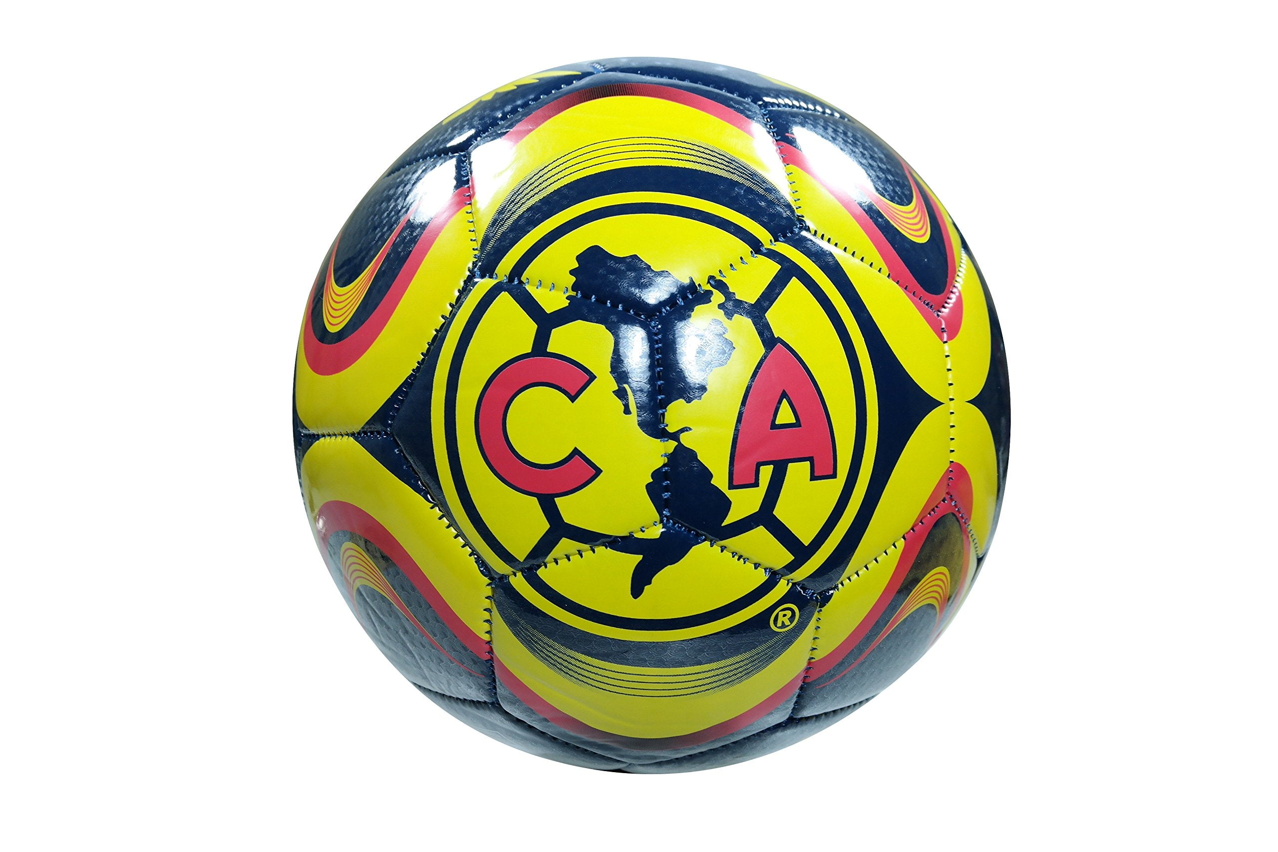 Icon Sports Fan Shop Coined Team Soccer Ball Federaci  n Mexicana de F  tbol Asociaci  n Club Am  rica, Team Color, Size 5
