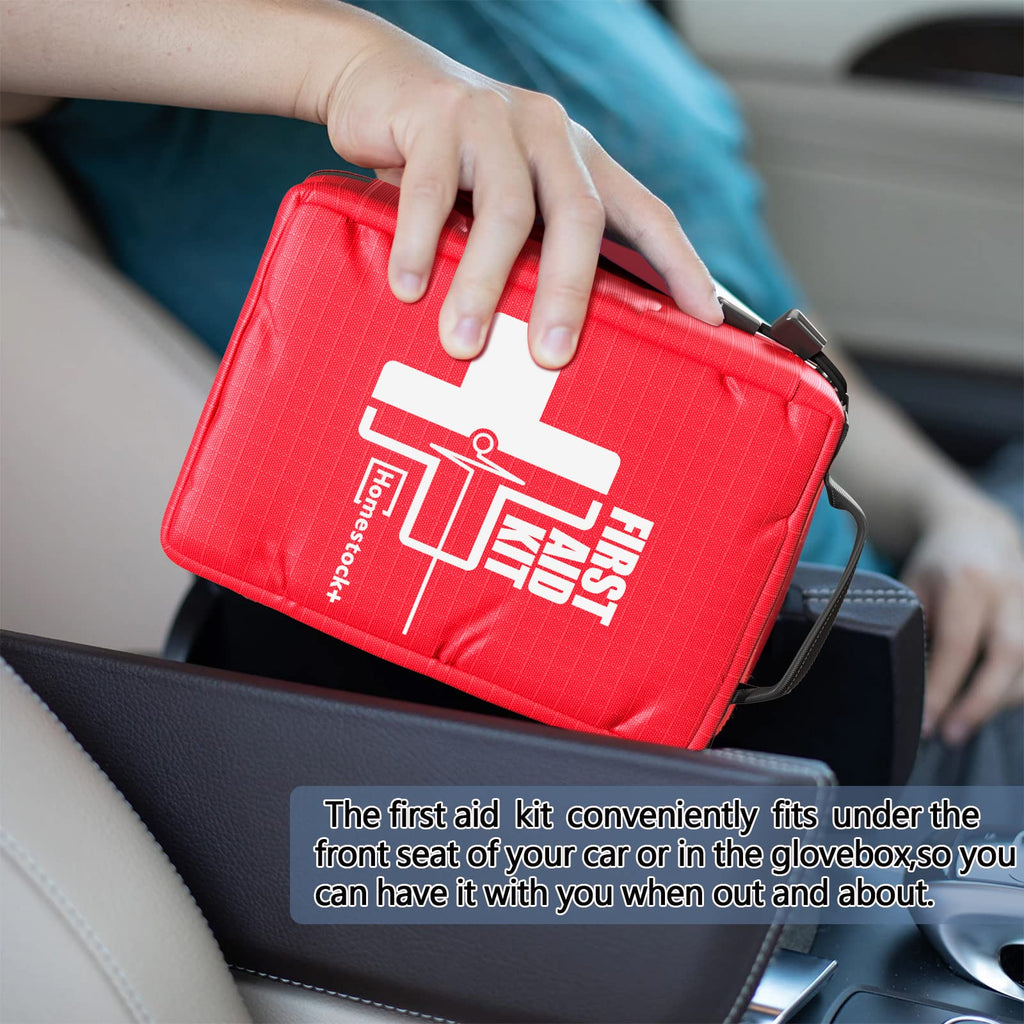 ?2023 Upgrade?Compact First Aid Kits,Portable First Aid Kit With Labelled Compartments Molle System Medical Kit For Car, Hiking,