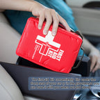 Small First Aid Kits,Travel First Aid Kit With Labelled Compartments Molle System Compact Medical Kit For Car, Hiking, Backpacki