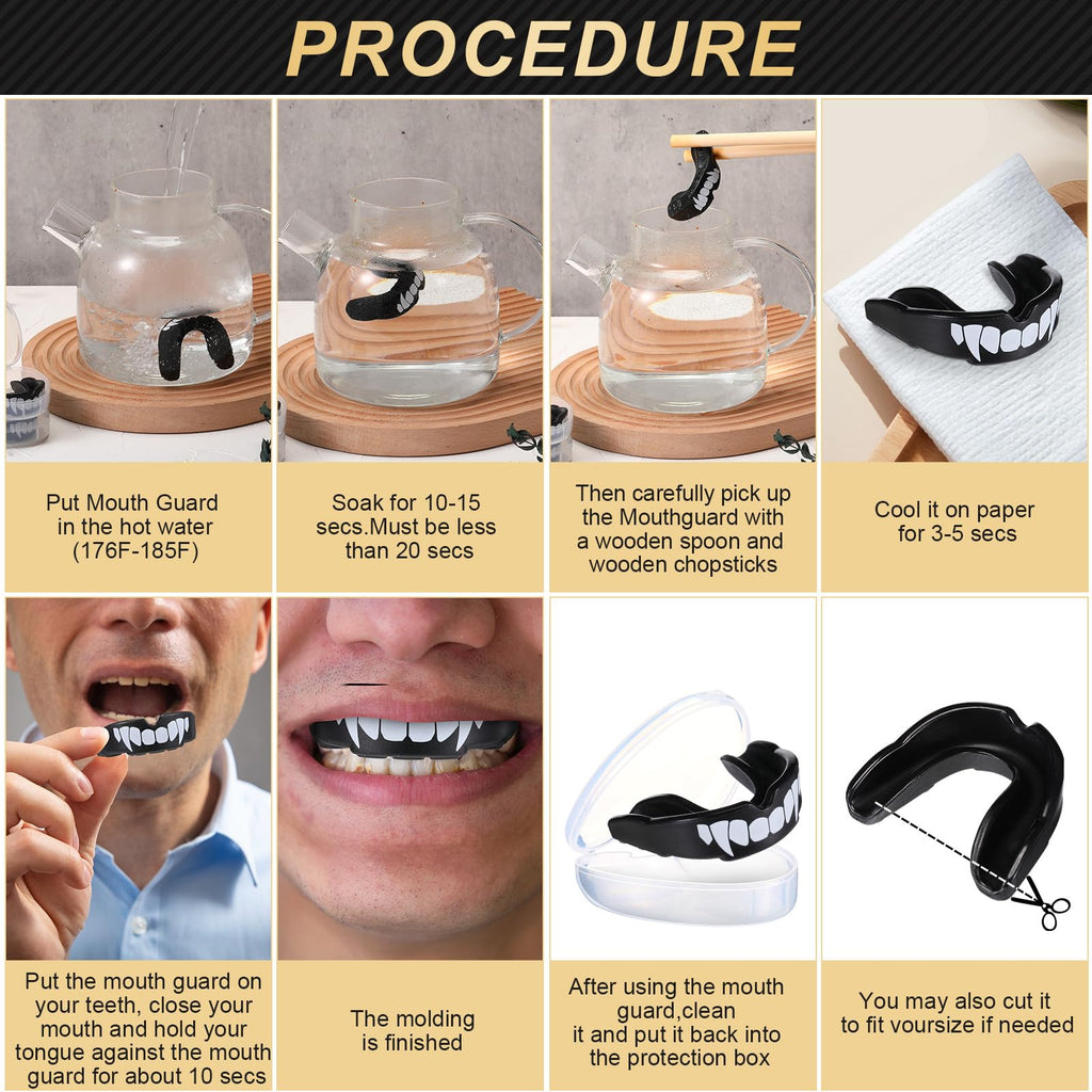 Bbto 6 Pieces Sports Mouth Guard For Kids, Athletic Mouthguard For Boxing Football Hockey Karate Basketball(Classic Color, Styli