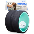 Chirp Wheel Foam Roller - Targeted Back & Neck Relief, Lumbar Spine Stretcher, Spinal Decompression Back Stretcher, Massage Roll