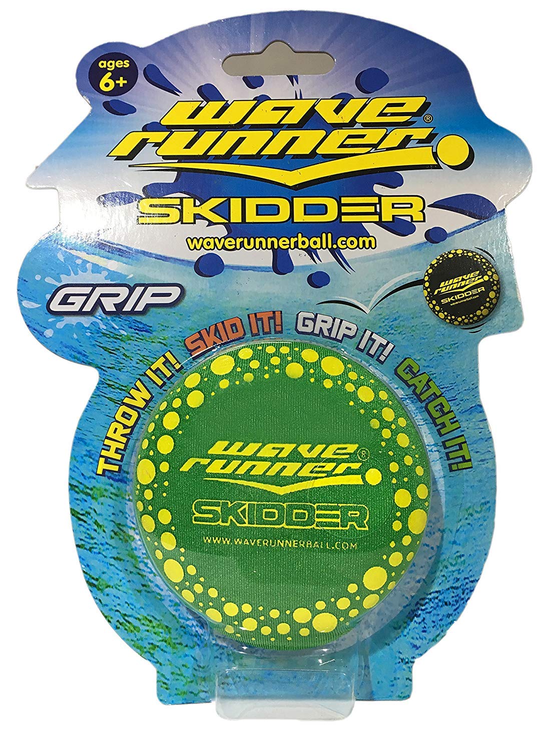 Wave Runner Water Bouncing Frisbee- Disc That Bounces, Skids, And Skips On Water | The Perfect Beach And Pool Toy (Color May Var