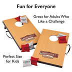 Mainstreet Classics Micro Bean Bag Toss: Travel Sized, (16'' X 10.5'' Boards) Mini Cornhole Game Set
