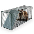 Humane Way Sentinel 32 Inch Live Animal Trap - No Assembly Required - Safe Medium Traps for All Animals - Raccoons, Cats, Ground