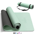 CAMBIVO Yoga Mat for Women Men Kids, 72 x 24 TPE Yoga Mats, 1/3 & 1/4 & 2/5 Inch Extra Thick Yoga Mat Non Slip, Workout Mat with