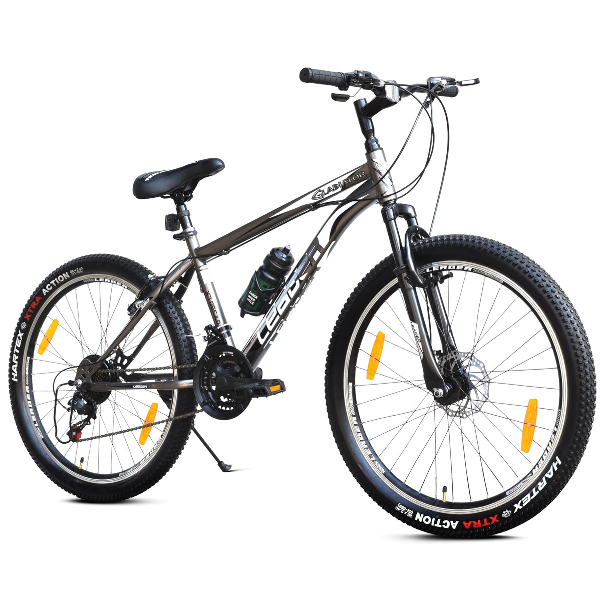 Leader Gladiator 26t Mountain Bike Multispeed (21 Speed) Gear Cycle | Free Pan India Installation| Front Suspension and Disc Bra