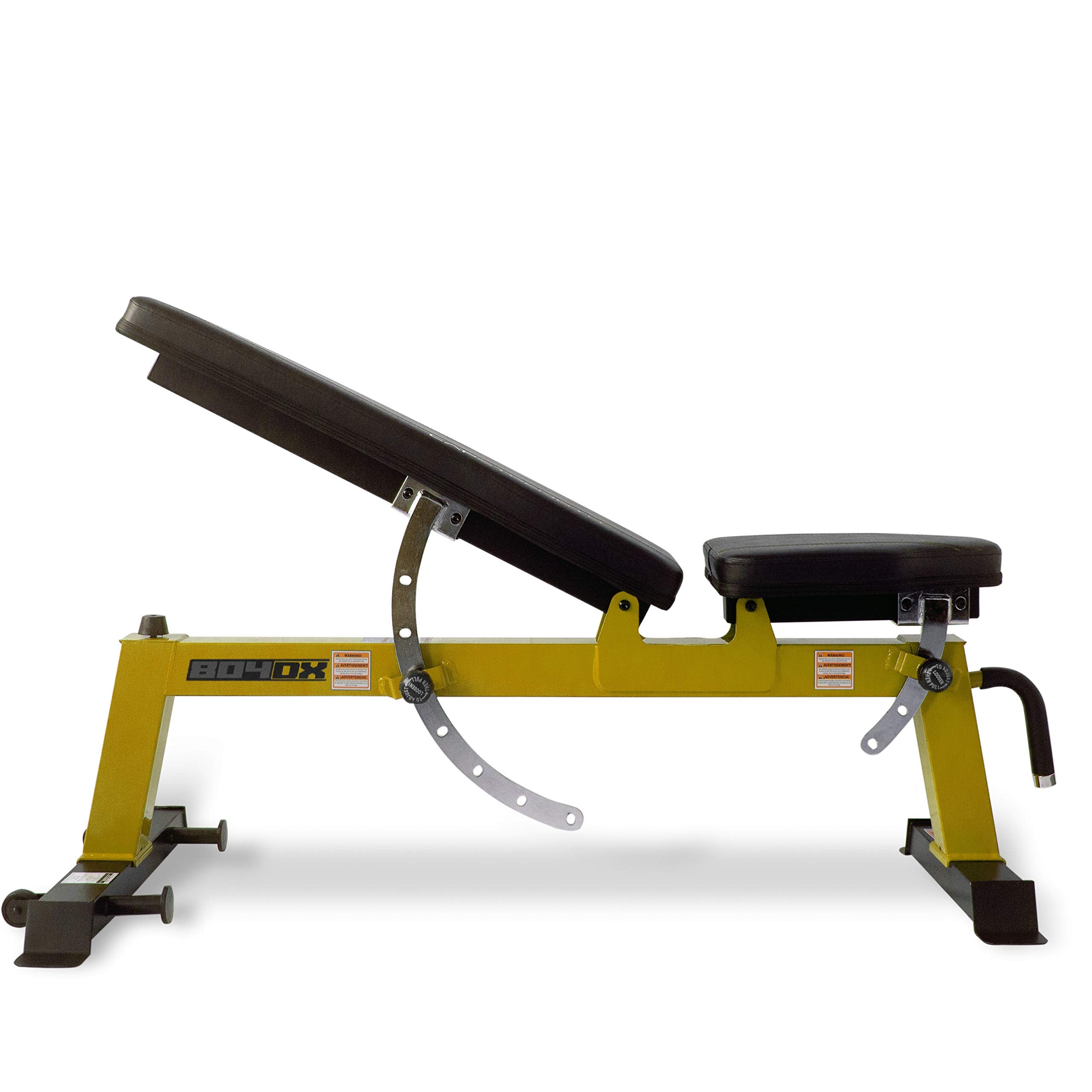 Cap Barbell Deluxe Utility Weight Bench, Yellow (Fm-Cs804Dx-Yl)