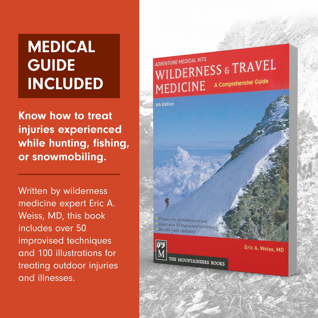 Adventure Medical Kits Sportsman Series Medical Kit - 200 - First Aid Kit For Camping, Hiking, Hunting & More - For 4 People For