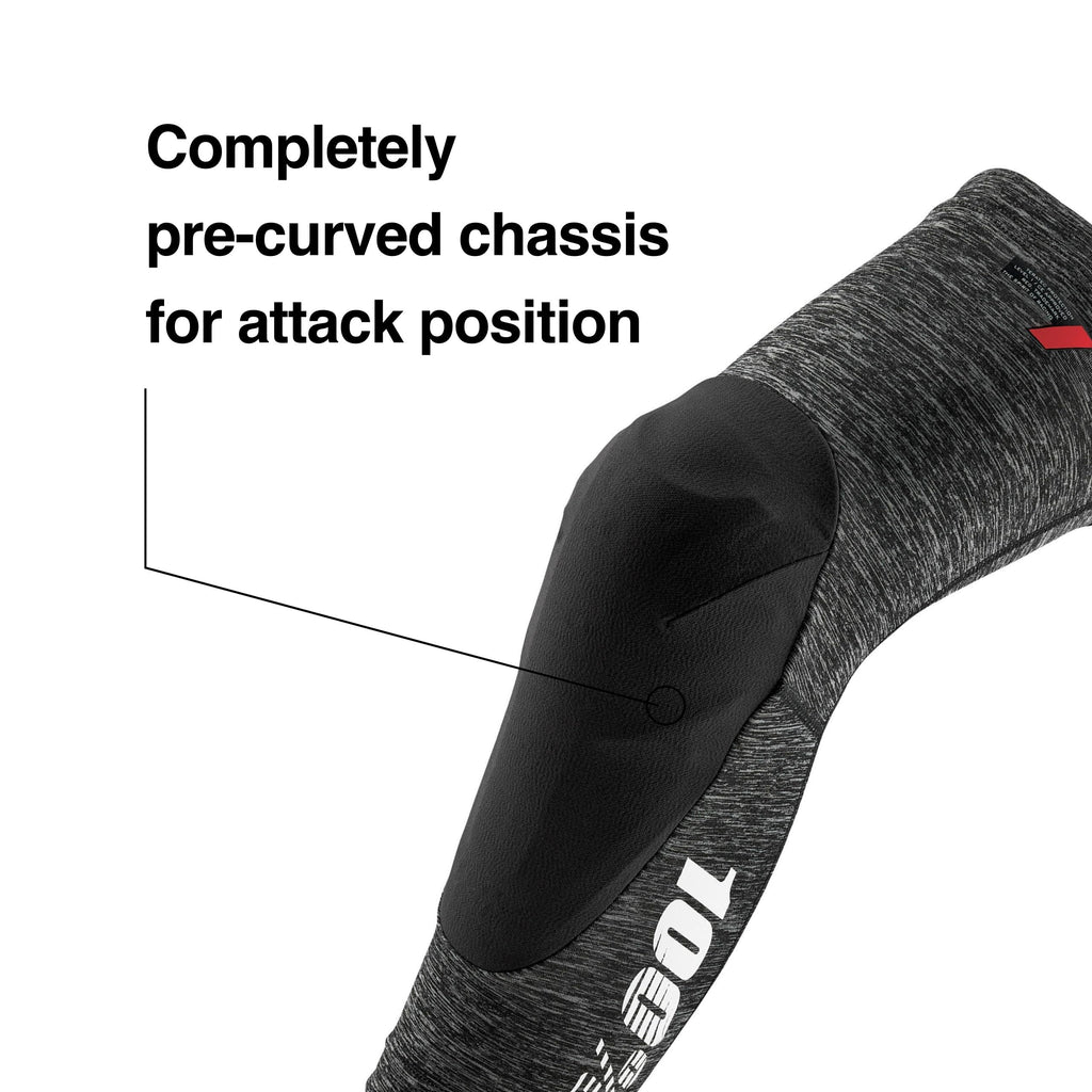 100% Teratec Mountain Biking Knee Pad - Mtb & Bmx Protection - Ultralight Nylon Slip On Sleeve With Built In Padding