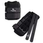 Adjustable Ankle Weights 1-15 Lbs Pair With Removable Weight For Jogging, Gymnastics, Aerobics, Physical Therapy, Resistance Tra