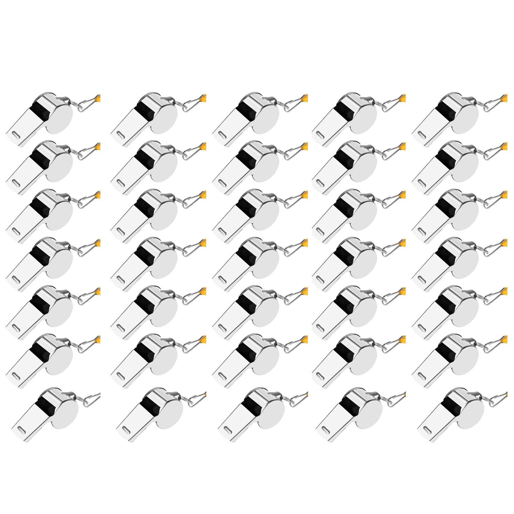 Obkjj Coach Whistle,35Pack Football Referee Whistle With Lanyard For Emergency Sports Training Referee1