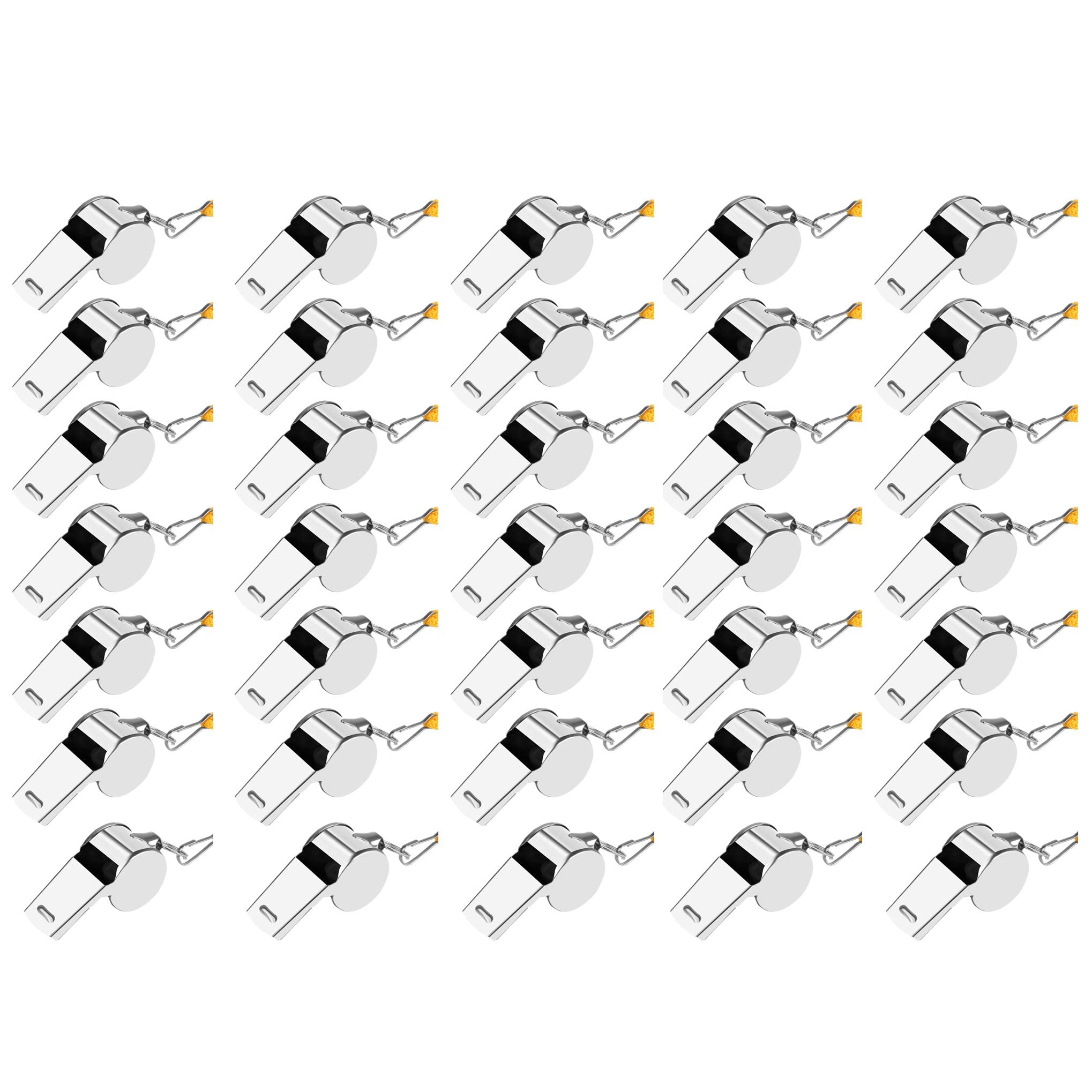 Obkjj Coach Whistle,35Pack Football Referee Whistle With Lanyard For Emergency Sports Training Referee1