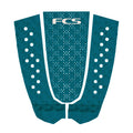 FCS T-3 Eco Traction Pad - Tidal Teal | Designed for Maximum Grip, Comfort, & Tail Kick Support, Ideal for Enhanced Board Contro