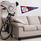 Rico Industries Nfl Football New York Giants Primary 12'' X 30'' Felt Wall D  Cor Pennant - Great For Home/Bed Room/Man Cave D