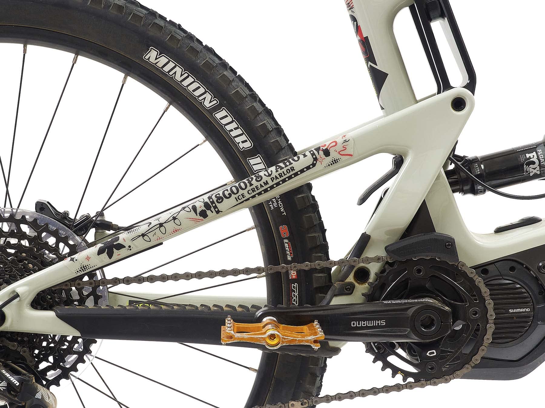 All Mountain Style Ams High Impact Frame Guard Full - Protects Your Bike From Scratches And Dings, Stranger Things Upsidedown Bl