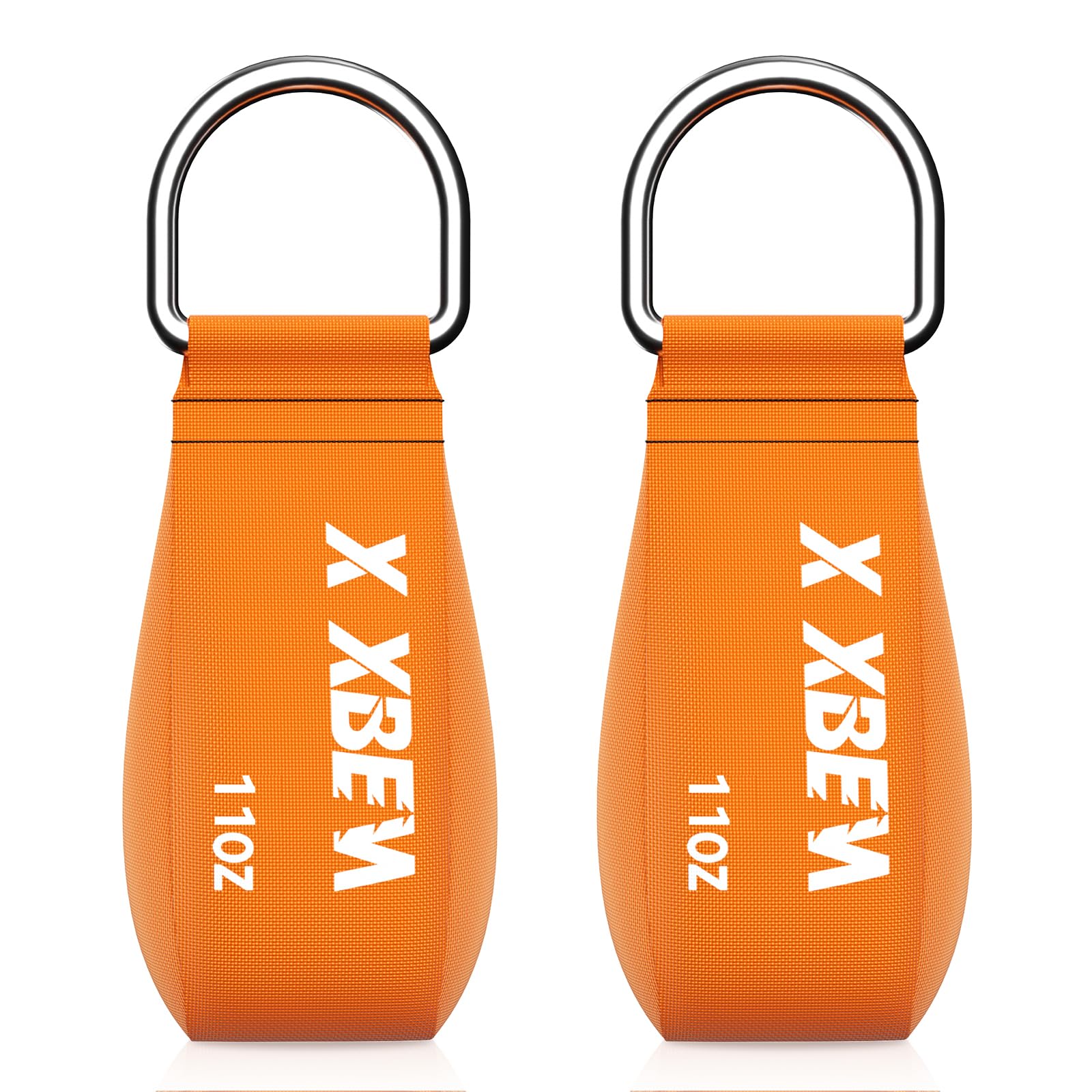 Xben 2 Pack Arborist Throw Weight Bag 11Oz - High-Visibility Green - Aerodynamic Design For High Limb Throwing - Tear-Resistant