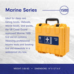 Adventure Medical Kits Marine Series Medical Kit - 1500 - Boat First Aid Kit For Small Crews 24 Hours From Care - Includes Emerg
