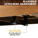 Barrington Billiards 12' Urban Clyborne Shuffleboard Table With Scratch-Resistant Playfield And 8 Puck Set