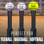 Franklin Sports Kids Teeball Batting Tee - 1 Position Hitting Tee For Teeball, Softball + Baseball + Stand - Adjustable Youth Te