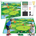 Vatos Golf Chipping Game Mat With Club, Golf Practice Mats Golf Training Mat Indoor Outdoor For Kids Adults Family, Golf Hitting