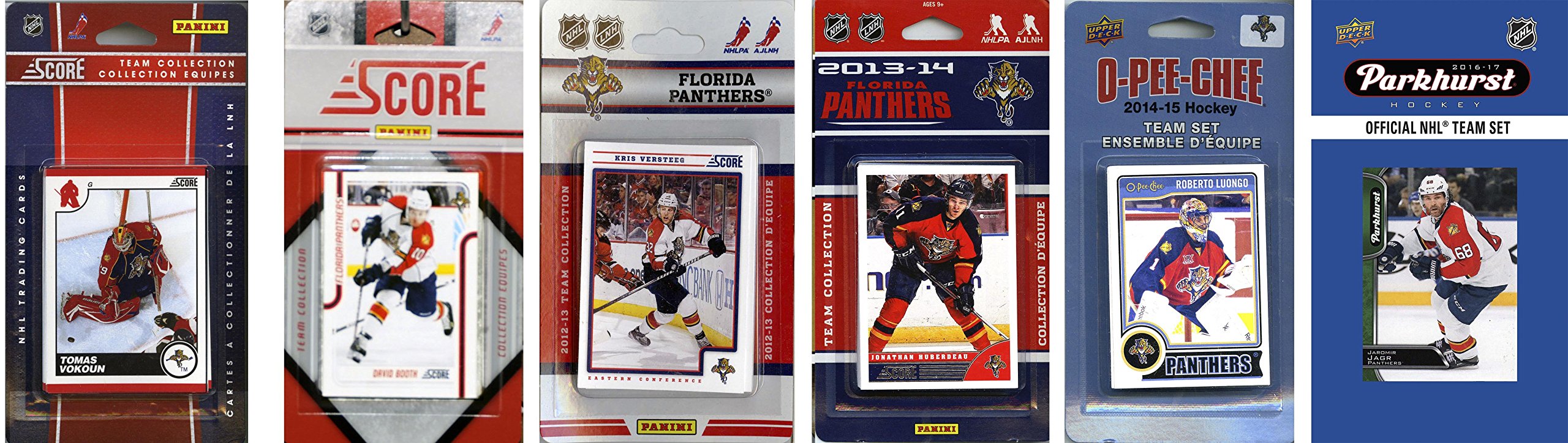 Nhl Florida Panthers 6 Different Licensed Trading Card Team Sets