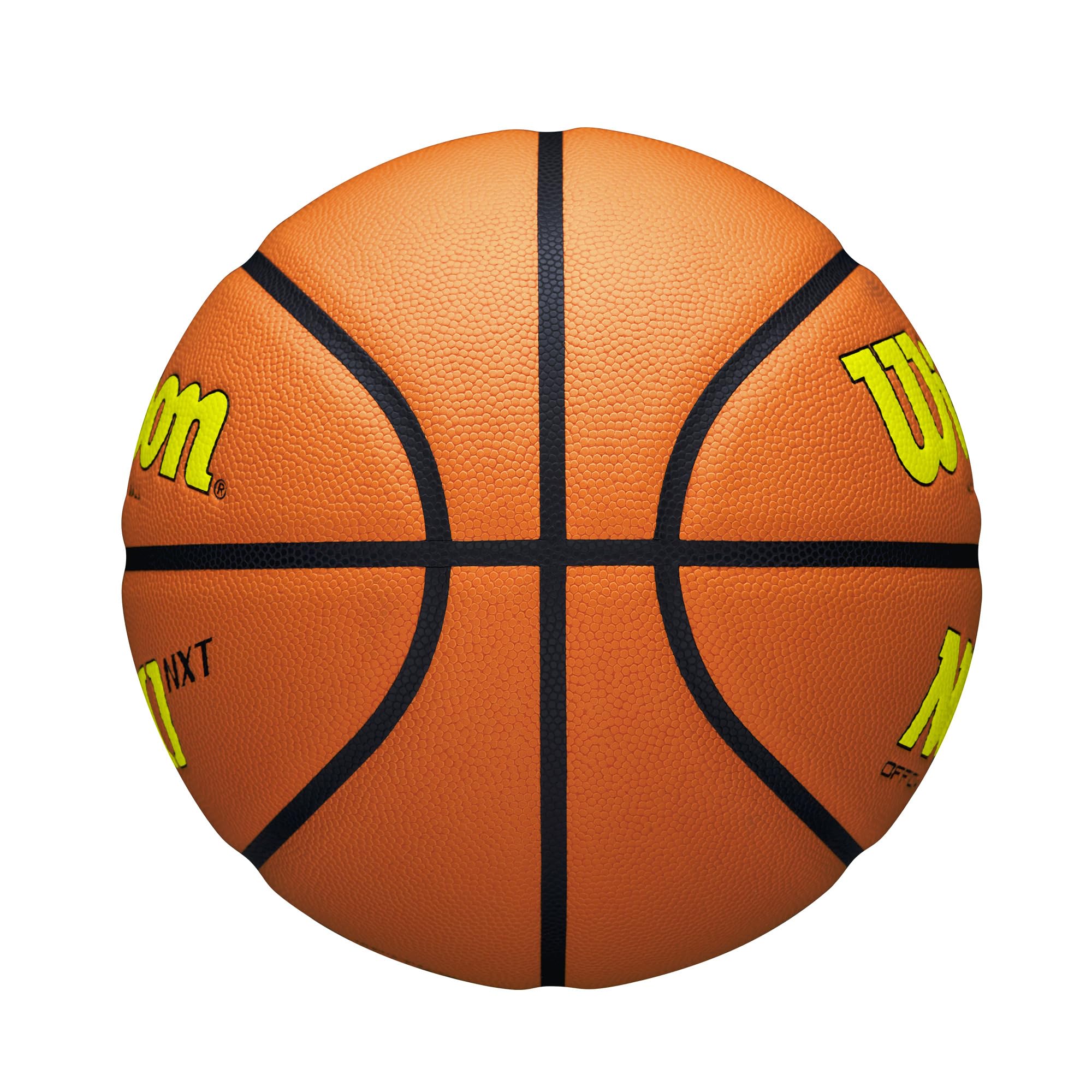 Wilson Ncaa Evo Nxt Official Indoor Game Basketball - Optic Yellow/Orange, Size 6-28.5''
