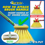 Star Brite Medium Wash Brush (Blue), 8-Inch