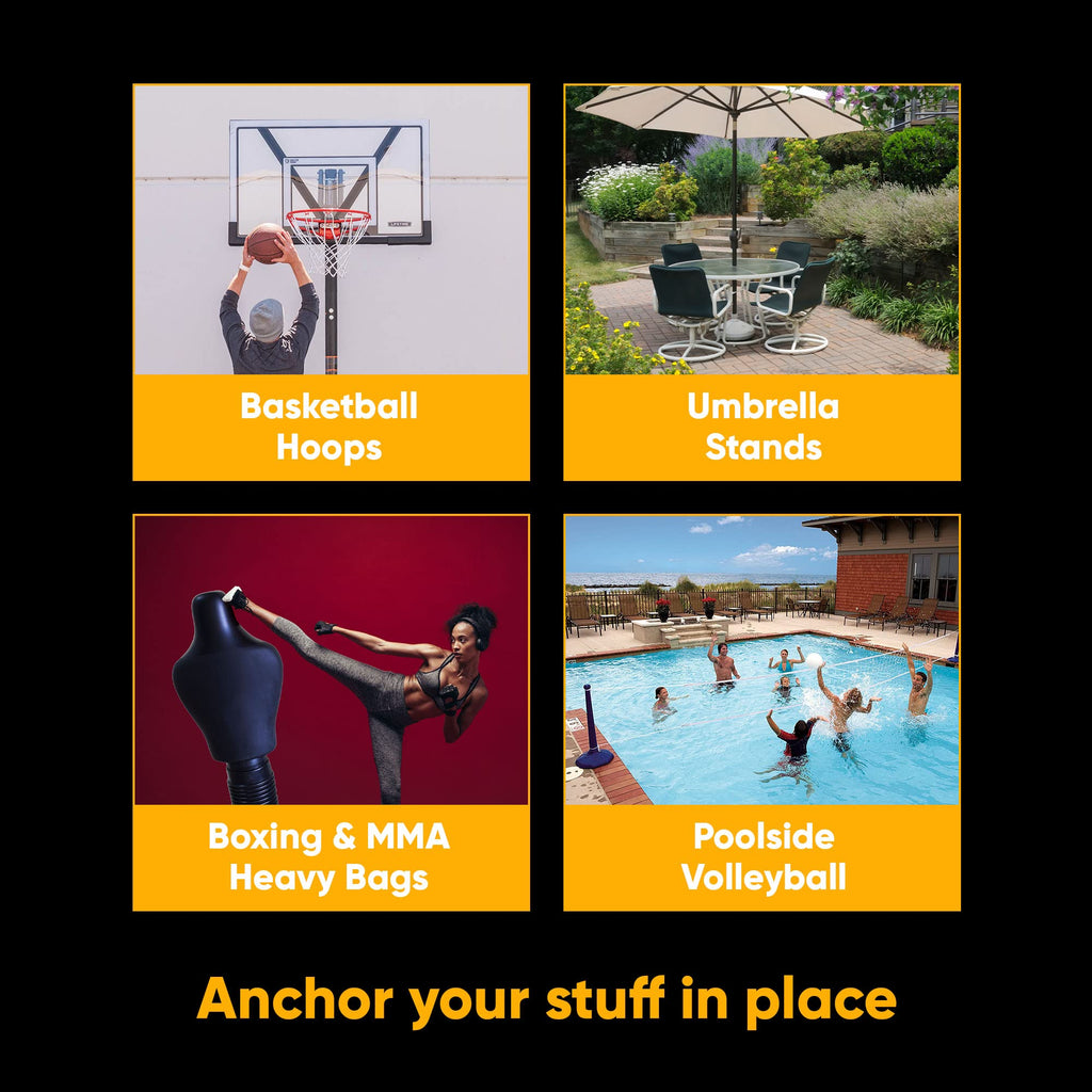Anchorgel Polymer, Replacement For Sand And Sand Bags To Keep Portable Basketball Hoops, Patio Umbrellas & Other Equipment With