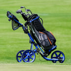 Clicgear Model 4.0 Golf Push Cart, 3-Wheel Foldable Walking Golf Cart (Black)