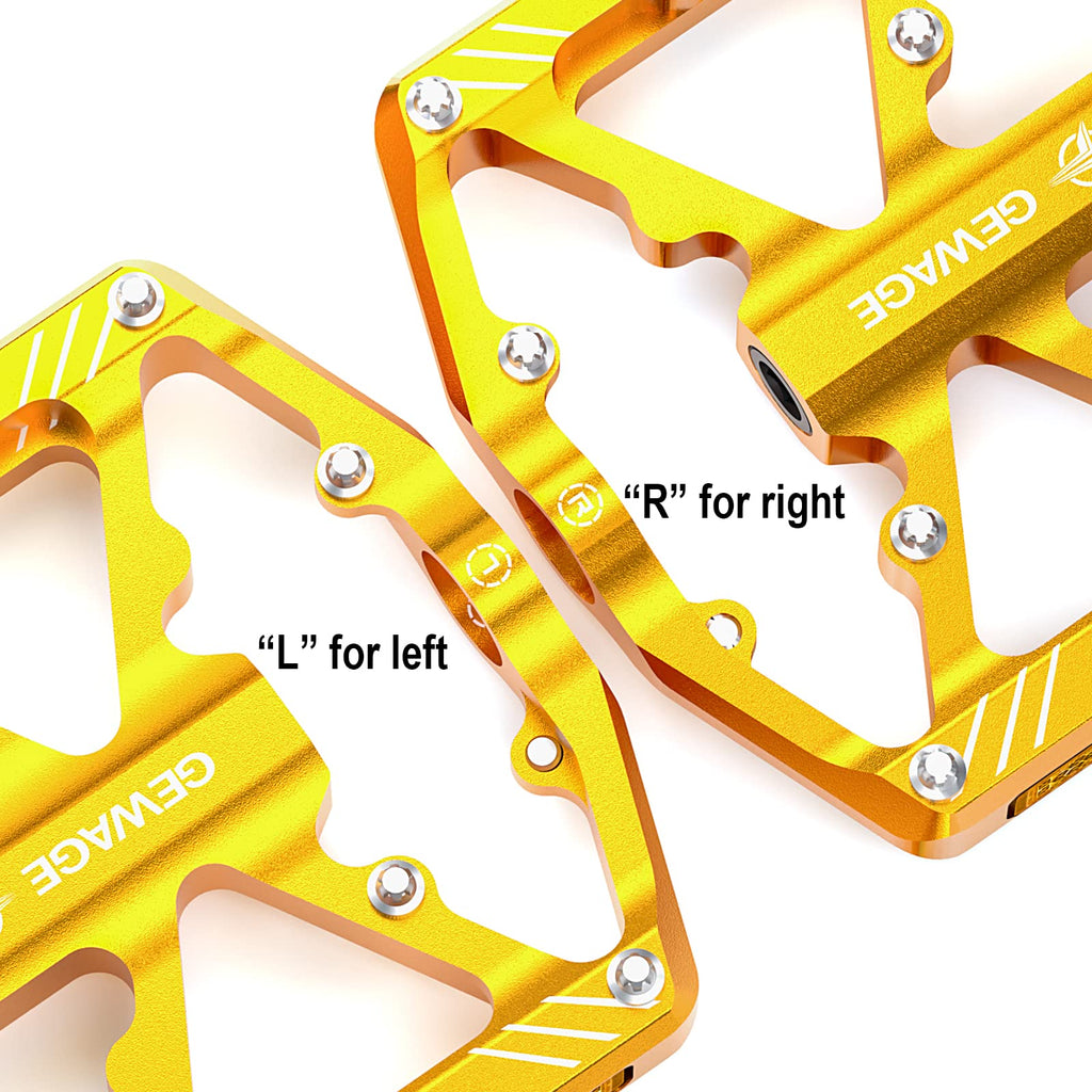 Bike Pedals 9/16 Inch - Bicycle Pedals With Reflectors - 3 Sealed Bearings Mtb Pedals Wide Platform Pedals For Mountain Bike, Bm