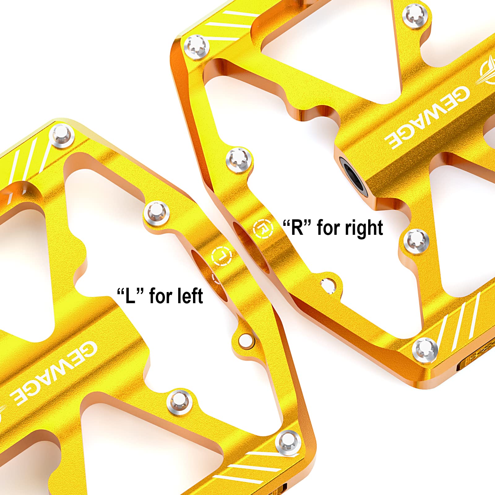 Bike Pedals 9/16 Inch - Bicycle Pedals With Reflectors - 3 Sealed Bearings Mtb Pedals Wide Platform Pedals For Mountain Bike, Bm