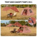 Kazoo Instant Camping Tent (2P Coffee)