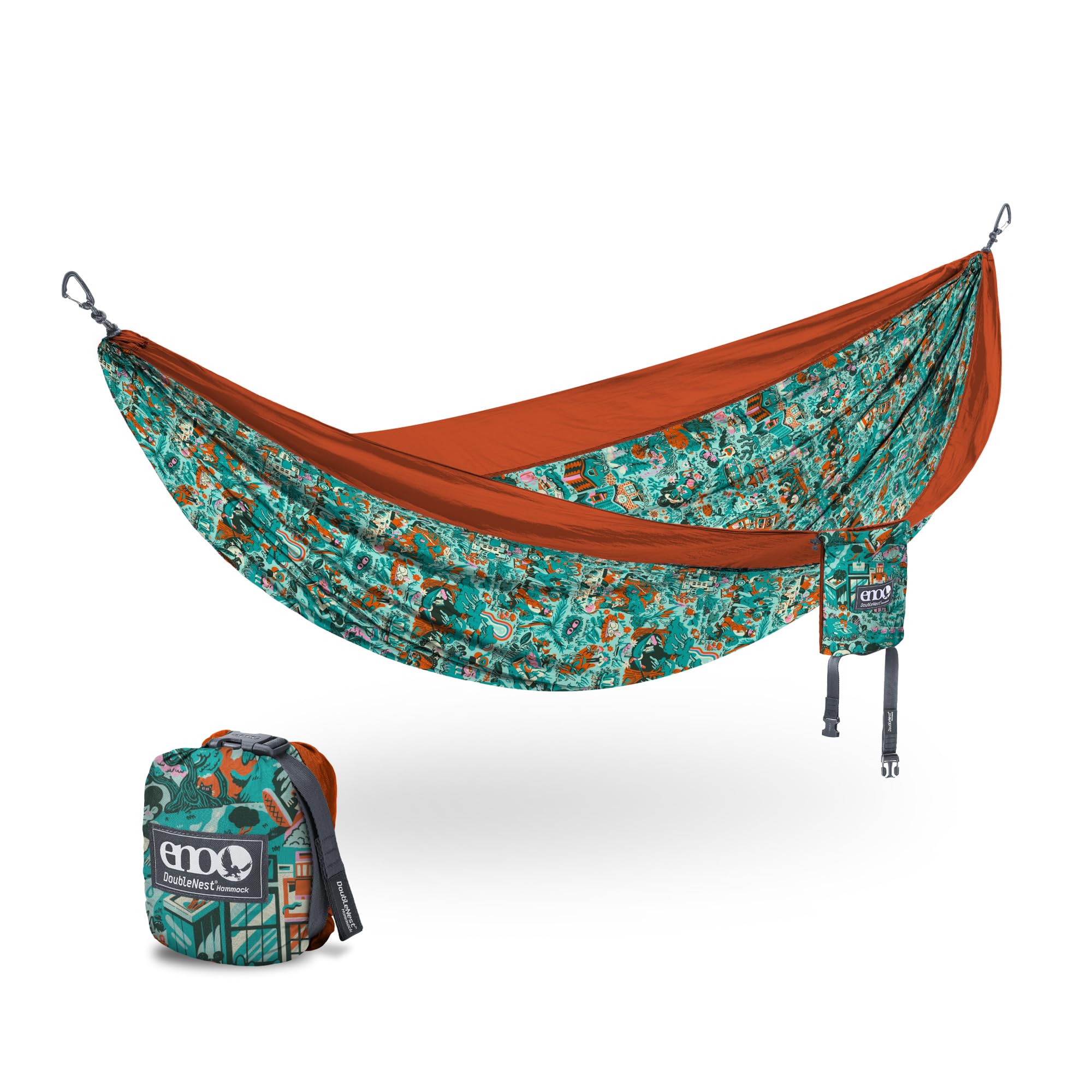 ENO DoubleNest Hammock, Giving Back Collection in Good Company | Poppy
