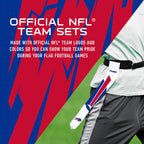 Franklin Sports Nfl Buffalo Bills Flag Football Sets - Nfl Team Flag Football Belts And Flags - Flag Football Equipment For Kids