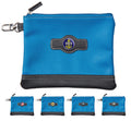 Clip Wipes Us Navy Golf Valuables Pouch With Zipper (Blue-Anchor)