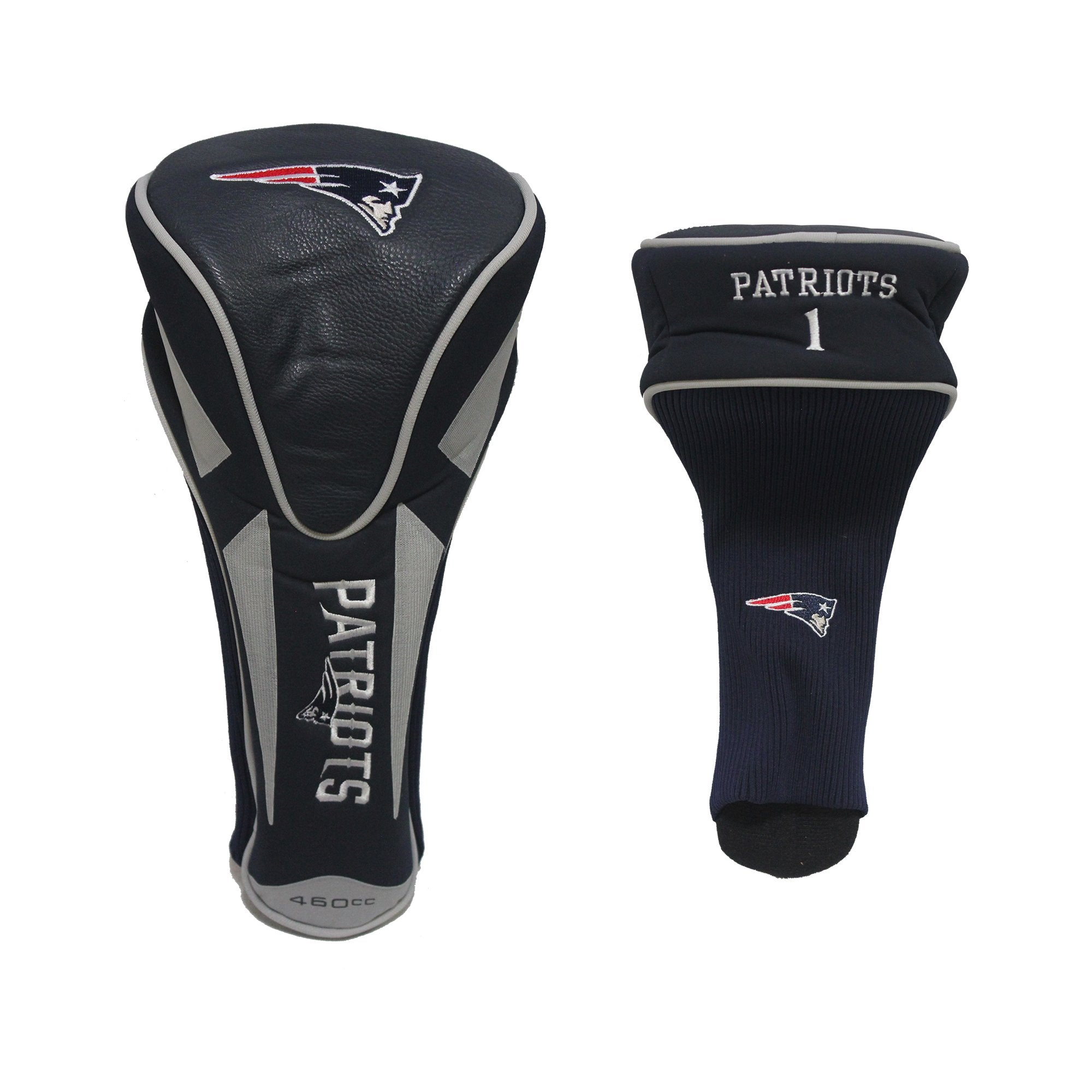 Team Golf NFL New England Patriots Single Apex Driver Head Cover Golf Club Single Apex Driver Headcover, Fits All Oversized Club