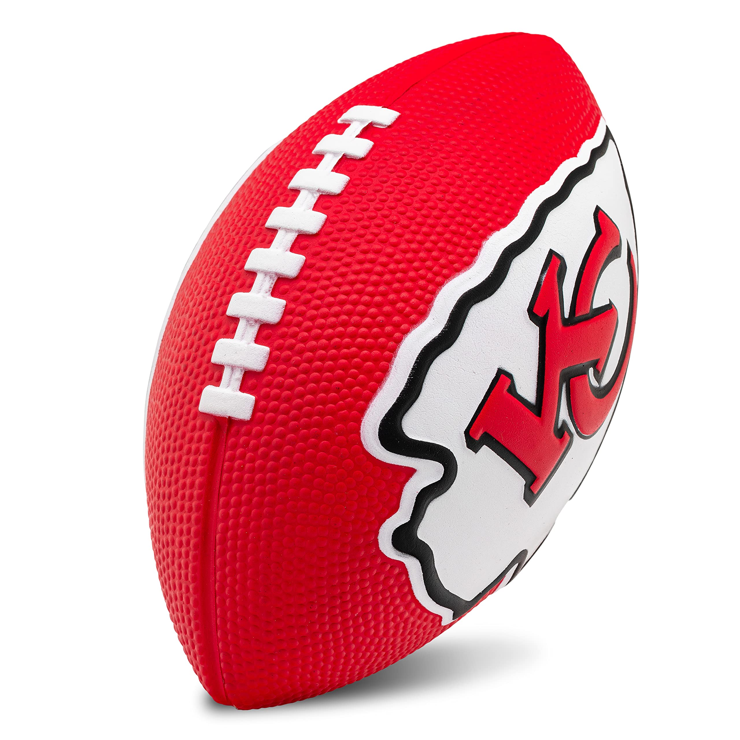 Franklin Sports Nfl Kansas City Chiefs Football - Kids Foam Football - Soft Football - Mini Size - Perfect For Gameday - 8.5'' 3