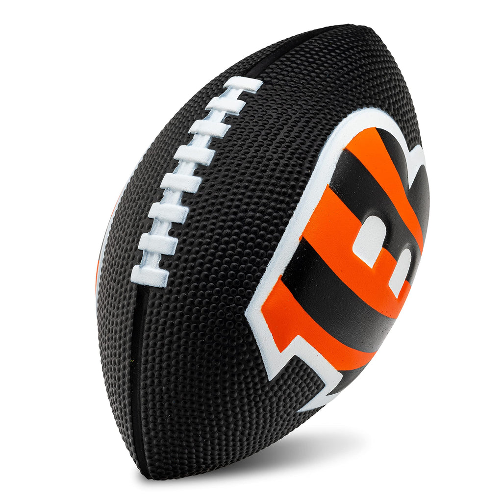 Franklin Sports Nfl Cincinnati Bengals Football - Kids Foam Football - Soft Football - Mini Size - Perfect For Gameday - 8.5'' 3