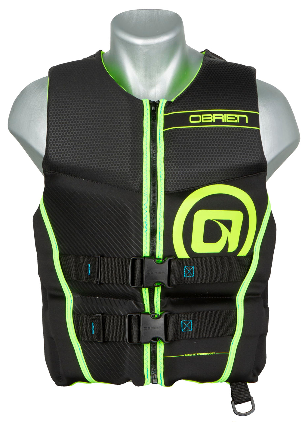 O'Brien Men'S Flex V-Back Neoprene Life Jacket Green (Large)