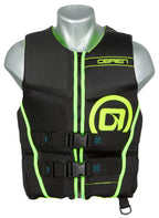 O'Brien Men'S Flex V-Back Neoprene Life Jacket Green (Large)
