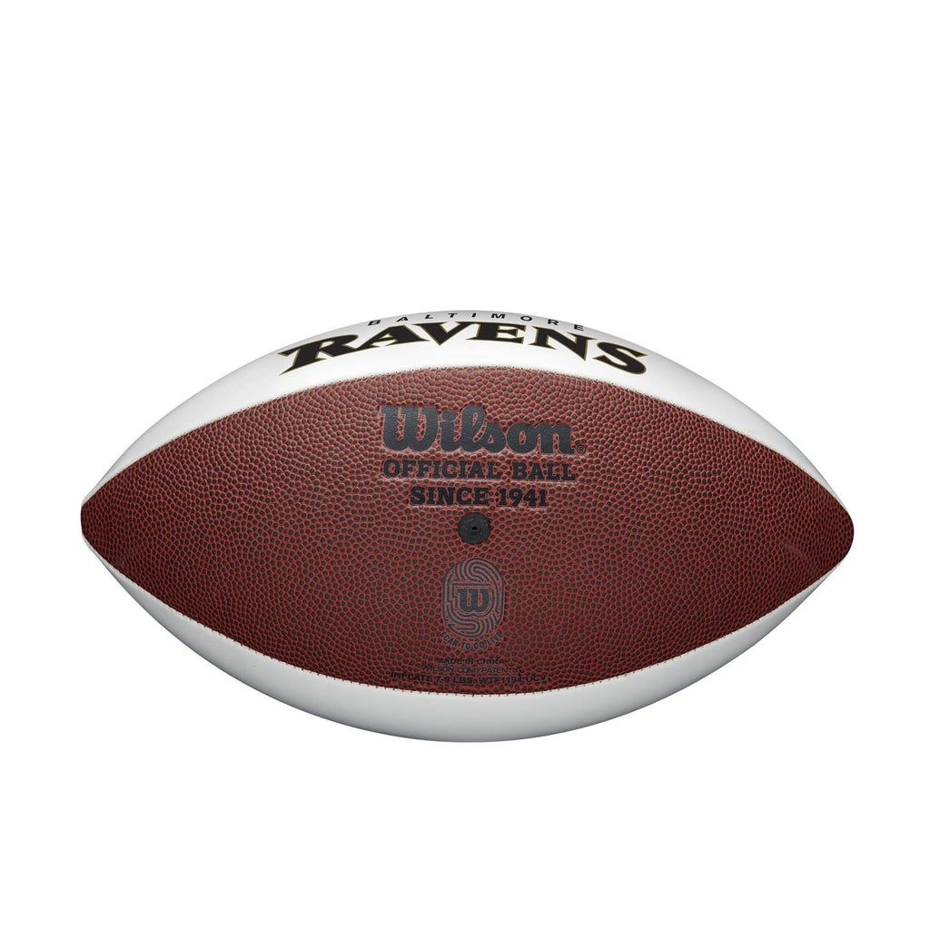 Wilson Nfl Live Signature Autograph Football - Official Size, Baltimore Ravens