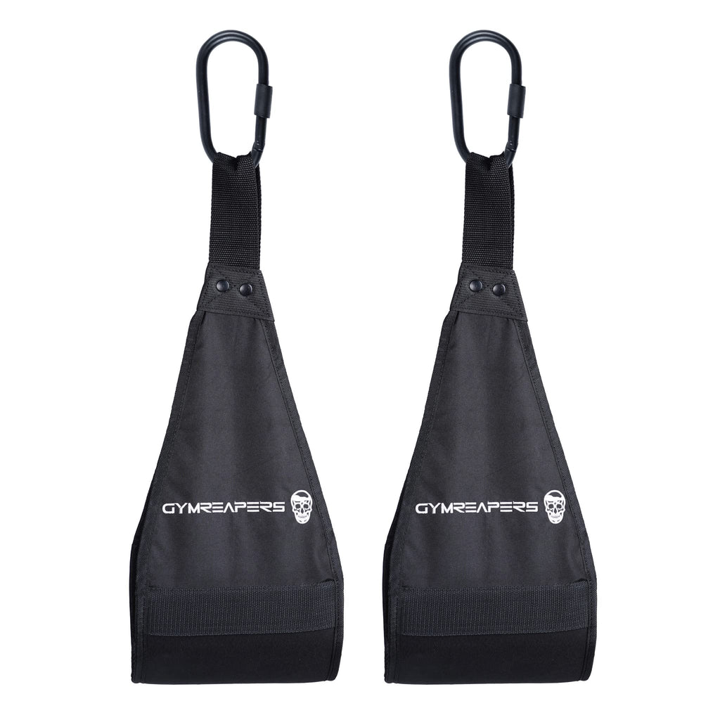 Gymreapers Hanging Ab Straps For Core Strength And Abdominal Training - Padded Adjustable Arm Supports For Bodyweight Exercises