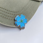 Eshan Golf Ball Marker And Magnetic Golf Hat Clip Set Flower Clover Shape Clips Markers Golf Bag Accessories Court Gift For Men