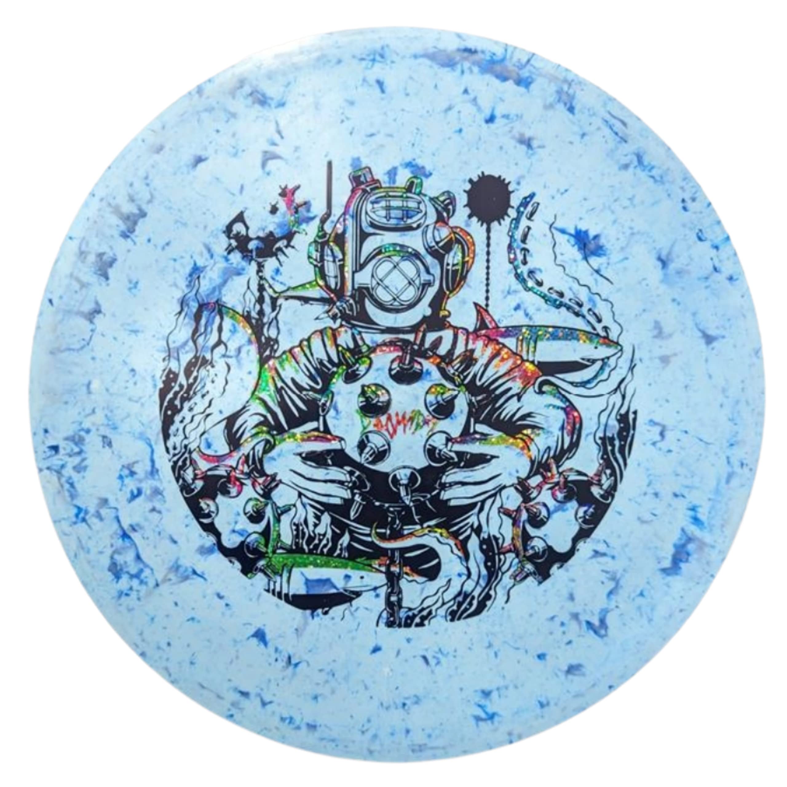 Doomsday Discs Depth Charge  Disc Golf Putt-And-Approach In Floppy Plastic  Fun For Short Straight Throws (Blue)