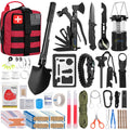 Abpir 170 Pcs Survival Kits, Survival First Aid Kit, Trauma Kit With Essential Survival Gear Emergency Medical Supplies For Hiki
