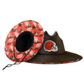 Foco Cleveland Browns Nfl Team Color Straw Hat