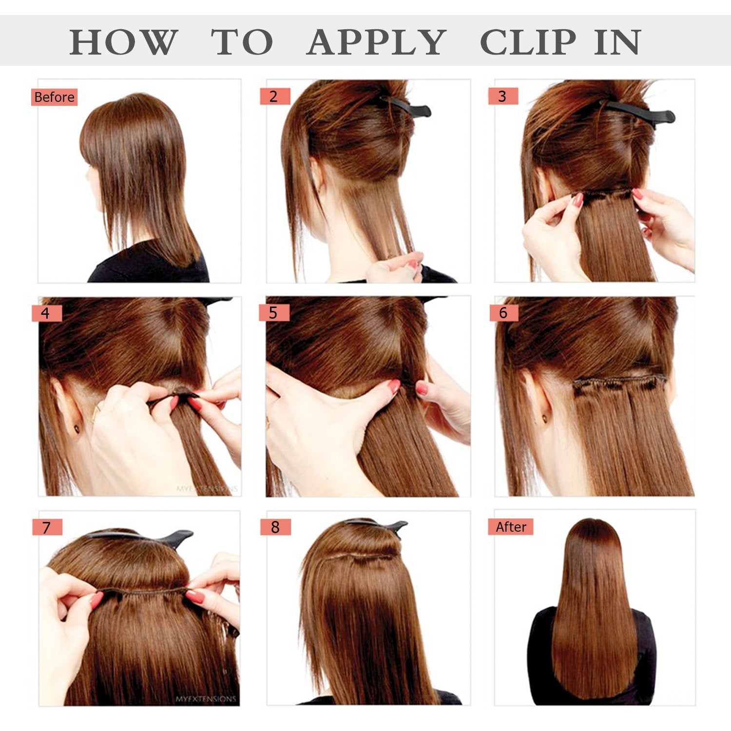 18 Clip In Hair Extensions Remy Human Hair For Women - Silky Straight Human Hair Clip In Extensions 60Grams 4Pieces Jet Black 1