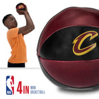 Franklin Sports Nba Cleveland Cavaliers Toy Basketballs - 2 Pack Of Kids Soft Mini Basketballs For Over The Door + Indoor Hoops