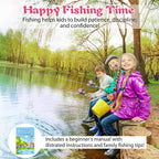 Milerong Kids Fishing Rod, Kids Toys Fishing Pole Portable Telescopic Fishing Rod And Reel Combo Kit For Boys, Girls, Youth - Wi