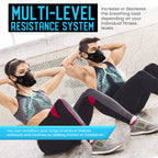 Trainingmask - 2.0 Multi Patened With Clincal Studies - Elevation Training Mask, High Altitude Workout Endurance Mask, Running M
